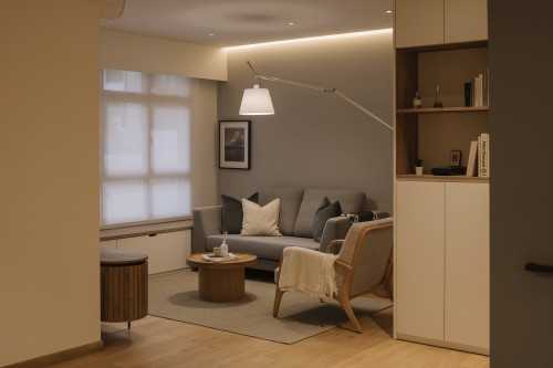 Modern Living Room at 113A Alkaff Crescent