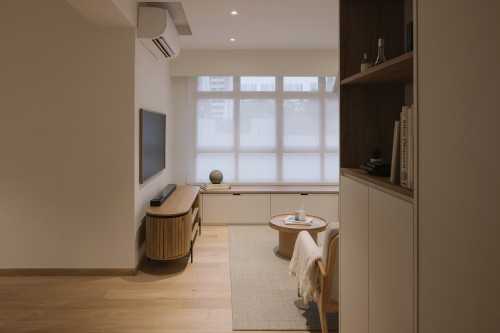 Modern Living Room at 113A Alkaff Crescent