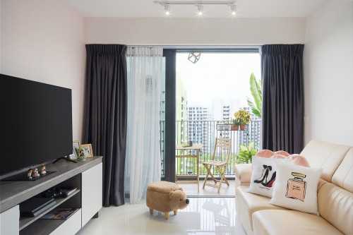 Scandinavian Living Room at Bidadari Park Dr
