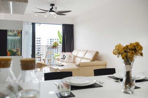 Scandinavian Living Room at Bidadari Park Dr