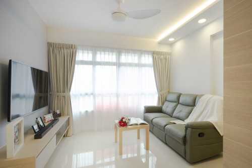 Scandinavian Living Room at Canberra Street