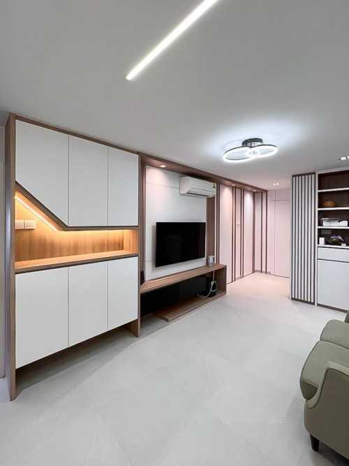 Scandinavian Living Room at Tampines Polyview