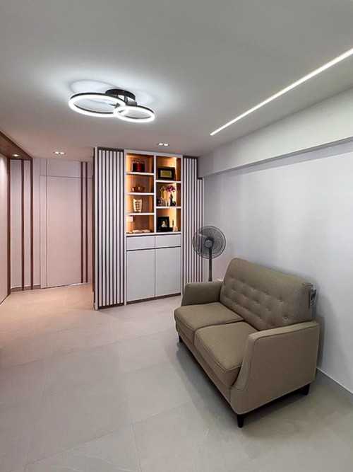 Scandinavian Living Room at Tampines Polyview