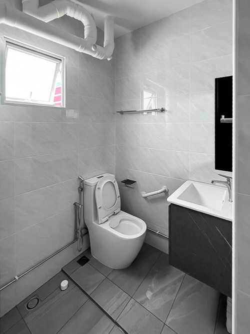 Scandinavian Bathroom at Tampines Polyview