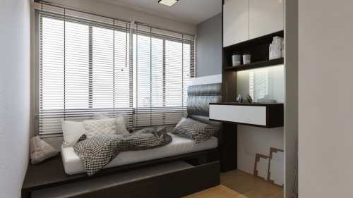 Modern Bedroom at Blk 25 Yishun