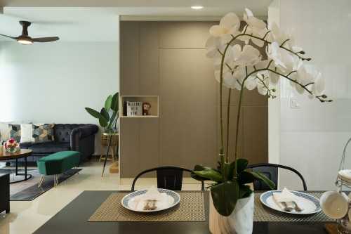 Contemporary Living Room at Canberra Street