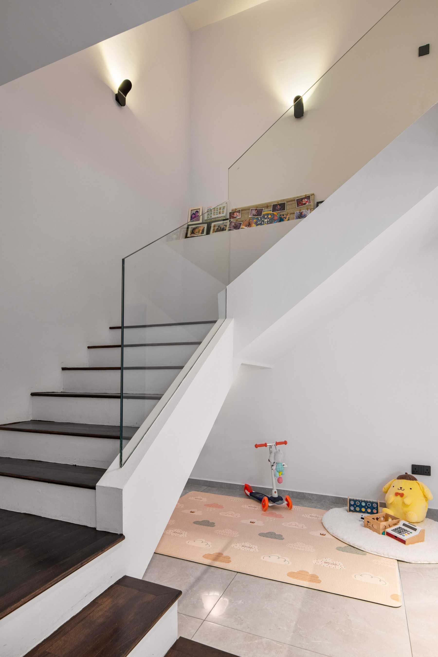 Contemporary Mezzanine with Loft and Open Storage