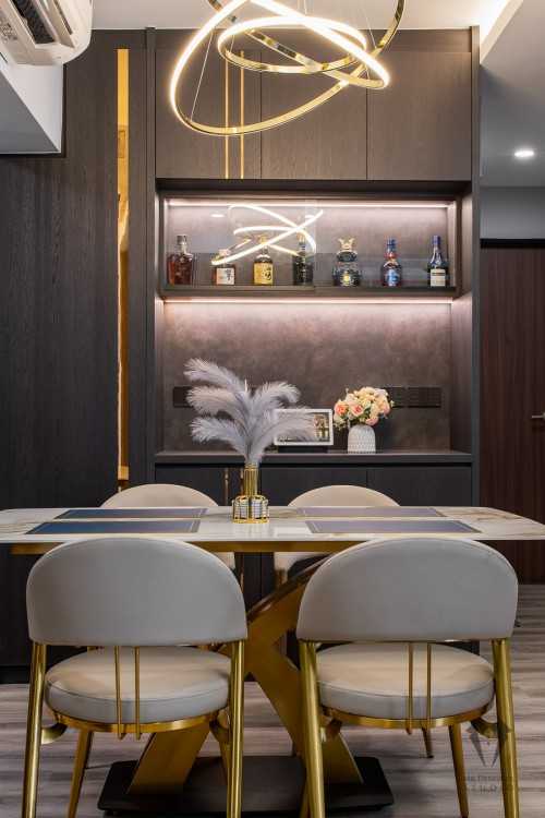 Contemporary Dining Room at boon lay 216a