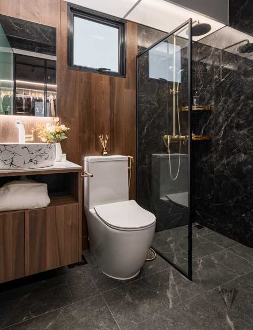 Contemporary Bathroom at boon lay 216a