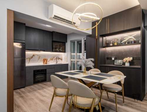 Contemporary Bedroom at boon lay 216a