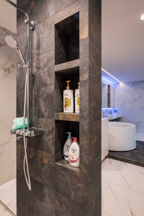 Contemporary Bathroom at cedar ave 40