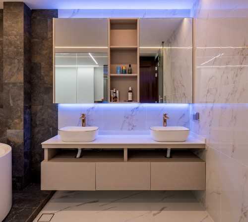 Contemporary Bathroom at cedar ave 40