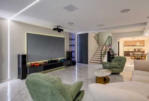 Contemporary Living Room at cedar ave 40