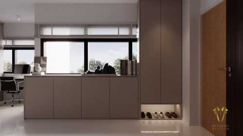 Contemporary Entryway at Woodlands blk 891