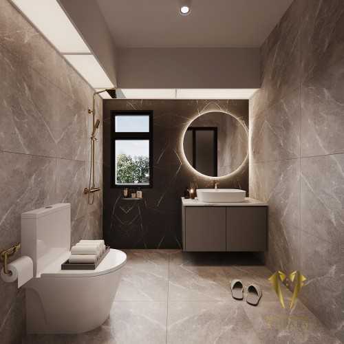 Contemporary Bathroom at ubi grove 358A