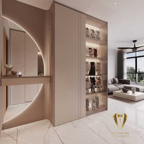 Contemporary Entryway at ubi grove 358A