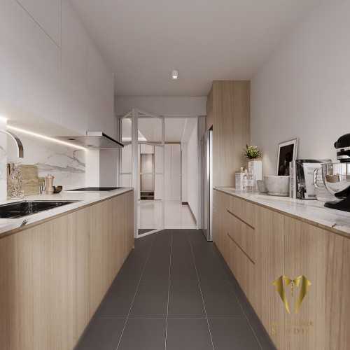 Scandinavian Kitchen at tampines green court 1