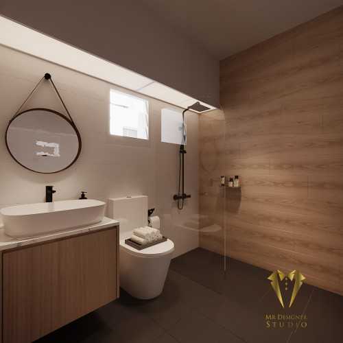 Scandinavian Bathroom at tampines green court 1