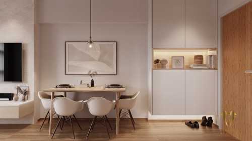 Scandinavian Entryway at 438B northshore