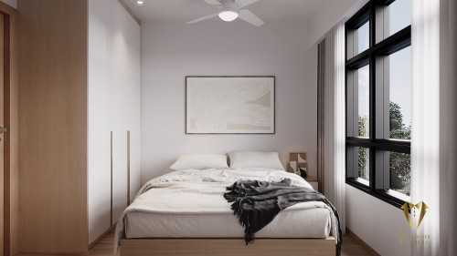 Scandinavian Bedroom at 438B northshore