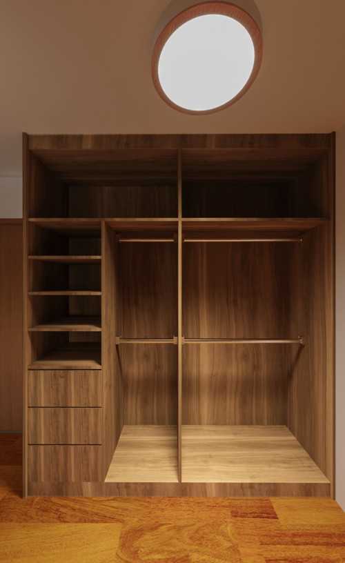 Contemporary Walk-in Wardrobe at Blk 128B Edgedale Plain