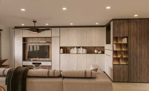 Contemporary Living Room at Blk 128B Edgedale Plain