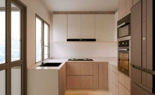 Minimalist Kitchen at Blk 227B Sumang Walk