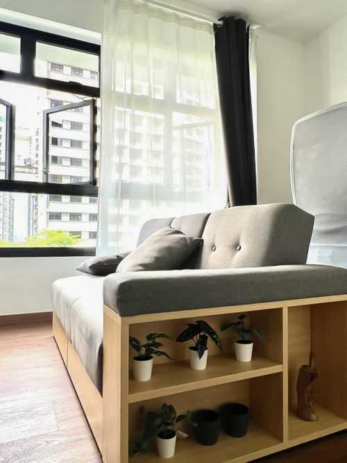 Scandinavian Living Room at Northshore Trio