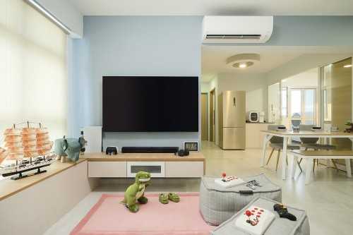 Contemporary Living Room at Bedok South Road