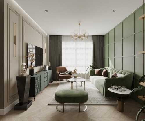Modern Living Room at Dakota Breeze