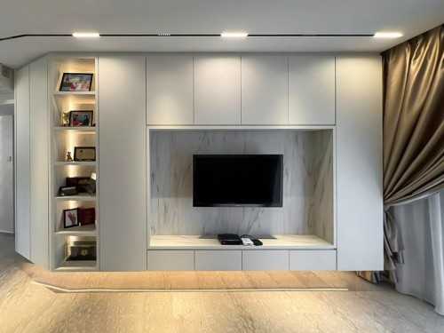 Scandinavian Living Room at Bayville
