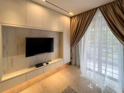 Scandinavian Living Room at Bayville