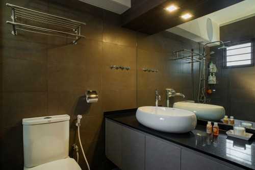 Contemporary Bathroom at Rivervale Drive