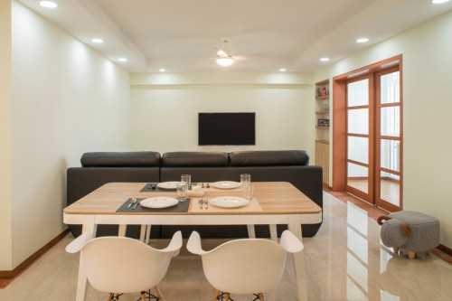 Contemporary Living Room at Rivervale Drive
