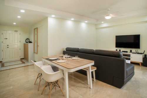 Contemporary Living Room at Rivervale Drive