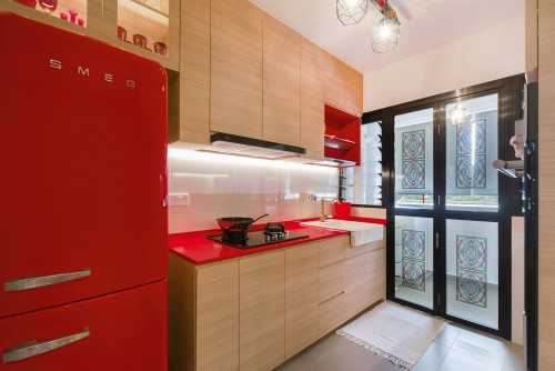 Transitional Kitchen at Toa Payoh East