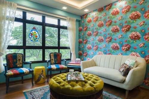 Transitional Living Room at Toa Payoh East