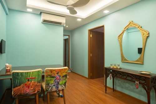 Transitional Dining Room at Toa Payoh East