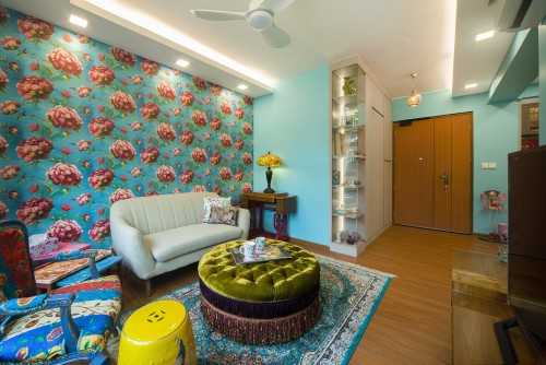 Transitional Living Room at Toa Payoh East