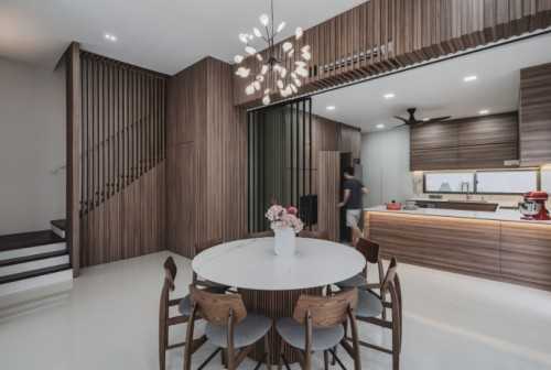 Contemporary Dining Room at 6 Florence Close