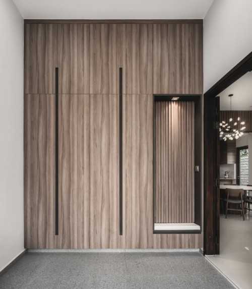 Contemporary Hallway at 6 Florence Close