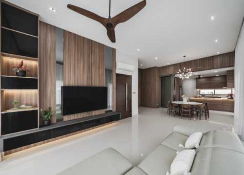 Contemporary Living Room at 6 Florence Close