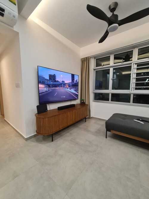 Contemporary Living Room at Anchorvale Street