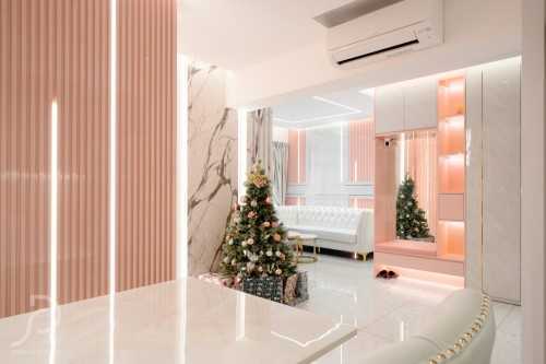 Modern Living Room at Woodleigh | Alkaff Oasis