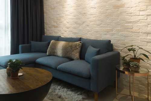 Contemporary Living Room at Anchovale Crescent