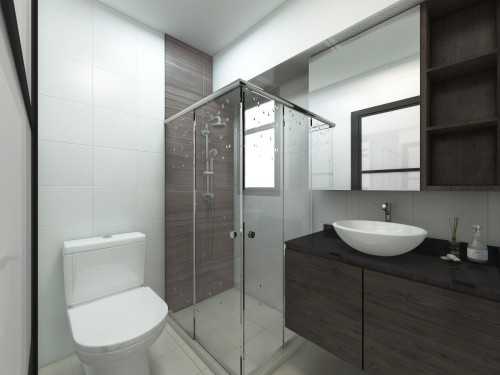 Contemporary Bathroom at Anchorvale Road