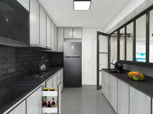 Contemporary Kitchen at Anchorvale Road