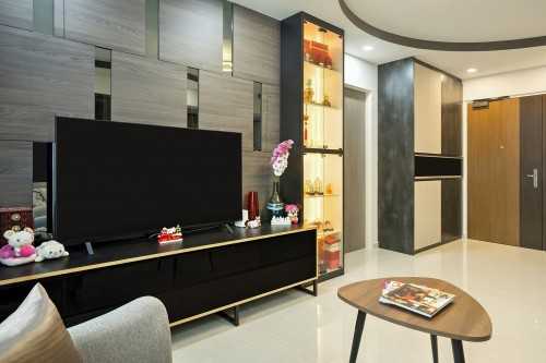 Contemporary Living Room at Hougang St