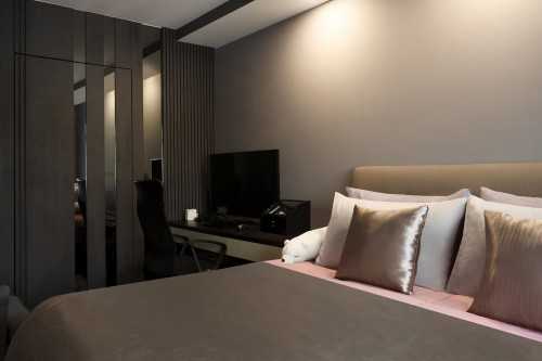 Contemporary Bedroom at Hougang St