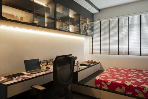 Contemporary Bedroom at Hougang St
